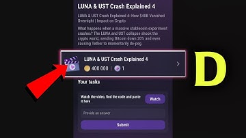 LUNA & UST Crash Explained 4 | Tapswap Video Code #tapswapcode