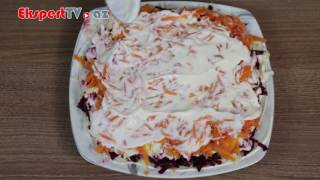 Çuğundur Salatı Beet Salad - Cалат Из Свеклы