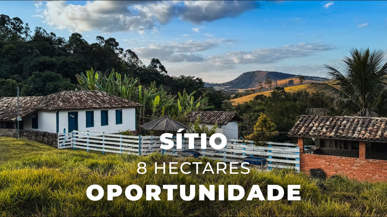 OPORTUNIDADE! BELO SÍTIO À VENDA DE  8 HECTARES COM CASA, LAGO E PASTO FORMADO | R$ 450 MIL