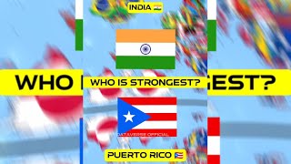 General Comparison: India vs Puerto Rico In 2023 #dataverseofficial