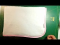 Manta para bebe com viés / DIY Baby blanket with bias