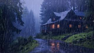 Super Heavy Rain To Sleep Immediately - Rain Sounds For Sleeping - Relaxing Rainstorm Sounds, Study