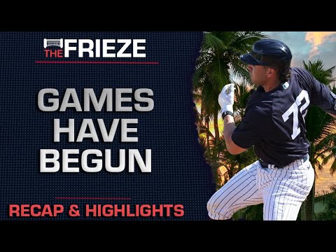 Yankees drop Spring Opener + Voit trade, German injury, Manaea rumors, & Judge $$ | The Frieze #99