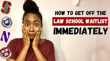 How to Get off a Law School