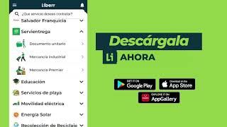 Descarga Liberr App ahora SERVIENTREGA disponible al instante con toda Seguridad tu Mensajeria screenshot 1