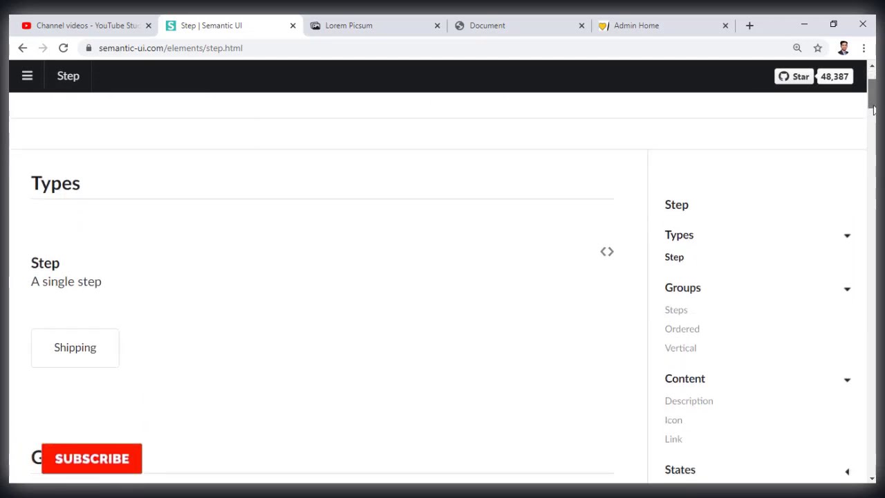 18. Steps | Semantic UI - YouTube