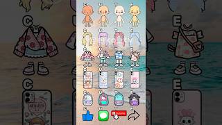 c,u,t,e💗🫰Cute look choose your favourite look #tocalifeworld #tocaboca #shorts #viral