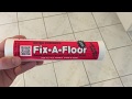 How to Fix Loose Hollow Tiles with Fix-A-Floor