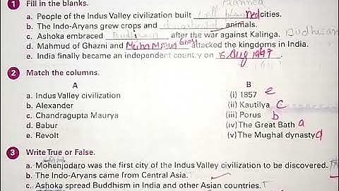 Our History || Class - 4 || Ques , Back Ex , Worksheet || Ch - 12 || SST 👍