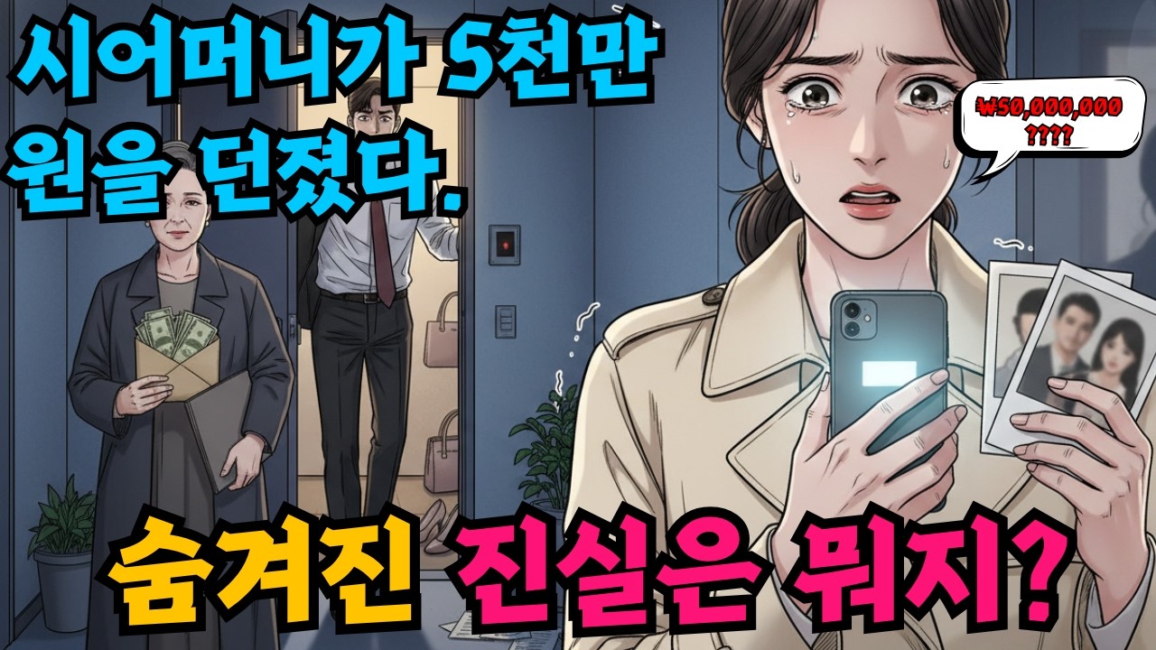 시어머니가 5천만 원을 내밀며 ‘6개월만 참아’… 그날부터 모든 게 뒤집혔습니다 |사이다썰