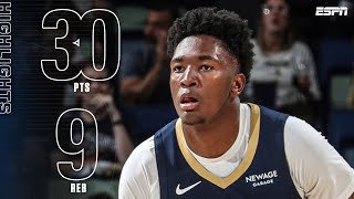 Derik Queen CAREER-HIGH 😤 The rookie drops 30 PTS vs. Nikola Jokic & the Nuggets | NBA on ESPN