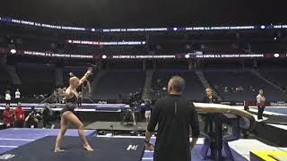 Jade Carey Elite Comeback 2022 U.S Championships Podium Training Highlights
