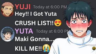 If Yuji Got Yuta Crush List Jujutsu Kaisen Discord Server