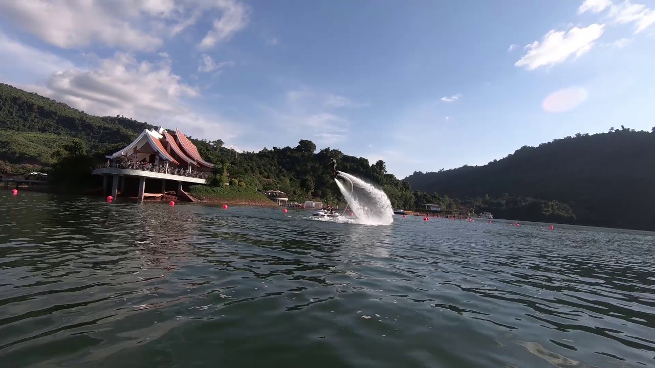 Flyboard at Dansavanh Nam Ngum Resort