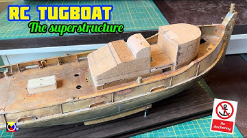 Rc tugboat (……….) full metal scratch build Ep. 35   