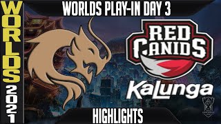 PCE vs RED Highlights | Worlds 2021 Play In Day 3 Group A | PEACE vs Red Kalunga