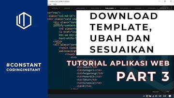 #PART3 APLIKASI WEB CUSTOM ADMIN TEMPLATE DENGAN PHP