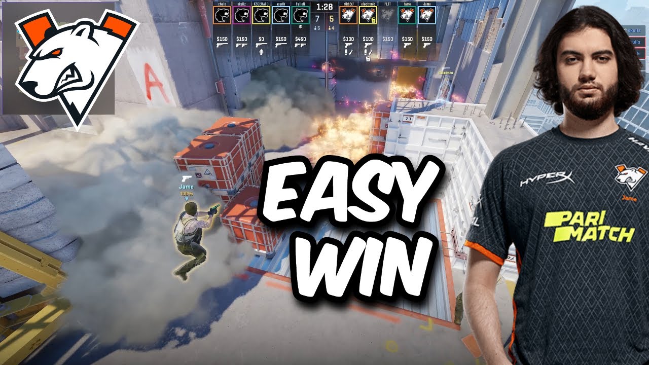 Virtus Pro TACTICAL Vertigo Pistol STRATEGY vs FURIA - ESL Pro League Season 20