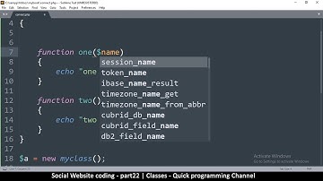 Social Website from scratch - Part 22 - Classes | OOP PHP with MYSQL Database