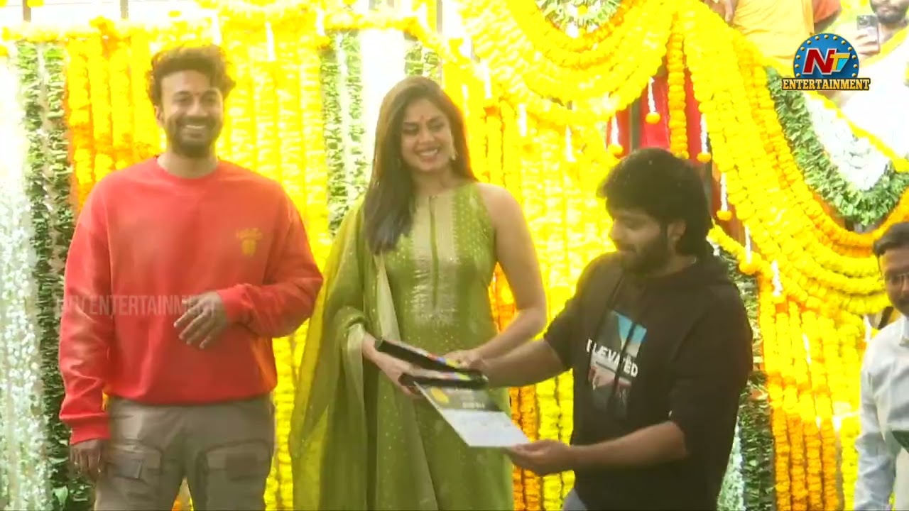 Hero Satyadev & Heroine Faria Abdullah’s New Movie POOJA CEREMONY || NTVENT