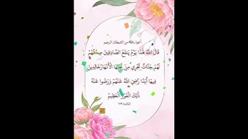 سورة المائدة الآية ( 119 )