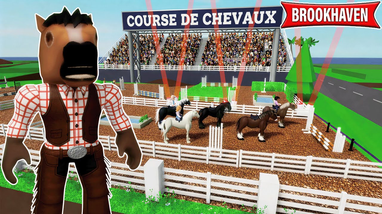 J'ORGANISE DES COURSES DE CHEVAUX SUR BROOKHAVEN ROBLOX