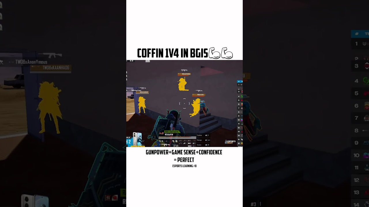 Coffin Intense 1v4 Clutch BGIS 💀 