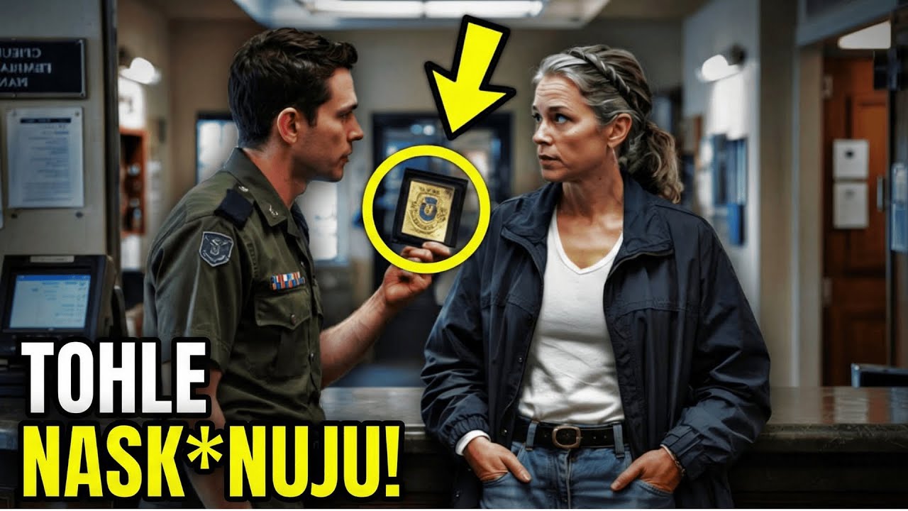 „Naskenovali její průkaz a smáli se — pak ztuhli, když se na obrazovce rozsvítil znak.“