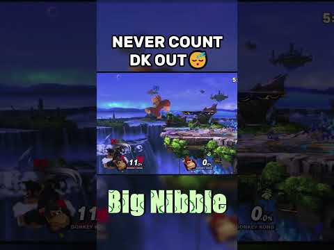 IMPOSSIBLE DONKEY KONG COMEBACKS #smashbros