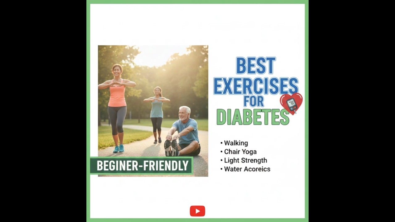 Best Beginner Exercise for Diabetes: Walking! 🚶‍♂️💙 