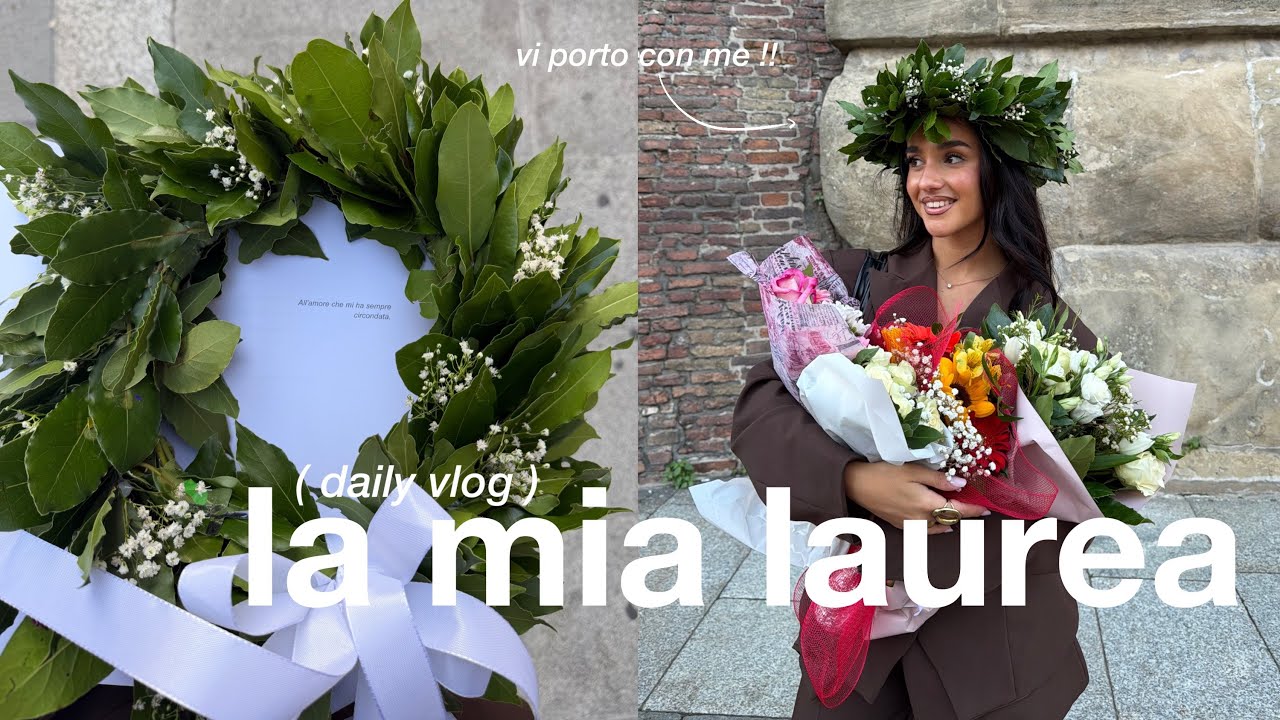 la mia laurea ( daily vlog ) !!