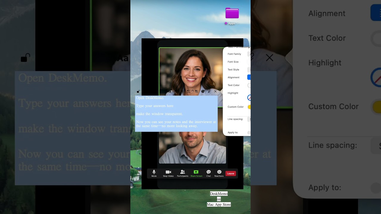 The Secret to Reading Notes During Video Interviews