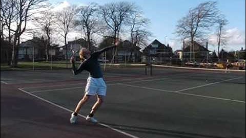 Casio EX-FH20 slow motion #5: Tennis in 210 fps
