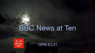 BBC News at Ten intro - countdown 84 seconds - 10pm 8.2.21