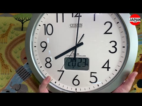 CITIZEN 4FN402-0 Program Chime Radio Controlled 電波時計プログラム