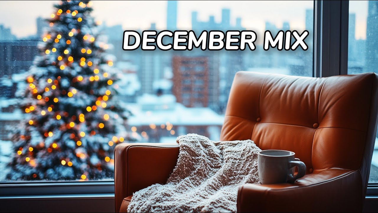Private Winter Sanctuary 🌃 Snowy City Ambience & Smooth Lofi Jazz (December Mix)
