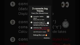 Famous 3 console.log Tricks Every Dev Should Know Profile