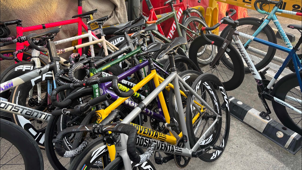 대규모 스트릿 라이딩 #픽시