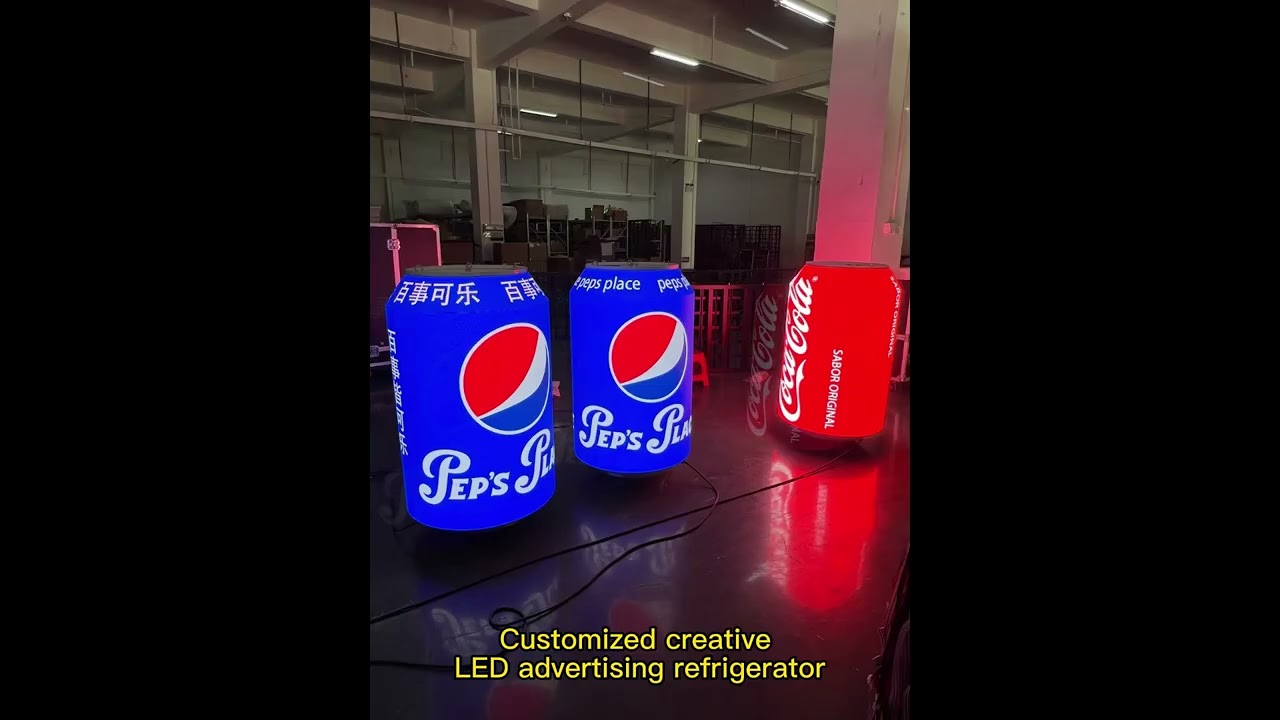 P1.86-P1.875-P2 Creative Can and Sphere shape LED advertising