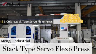 Famous 6-Color Stack-Type Servo Flexo Printing Machine for Film Packaging Profile