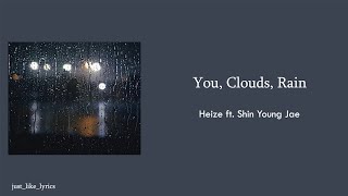 You, Clouds, Rain - Heize ft. Shin Young Jae (ENG/KR/MM) sub lyrics