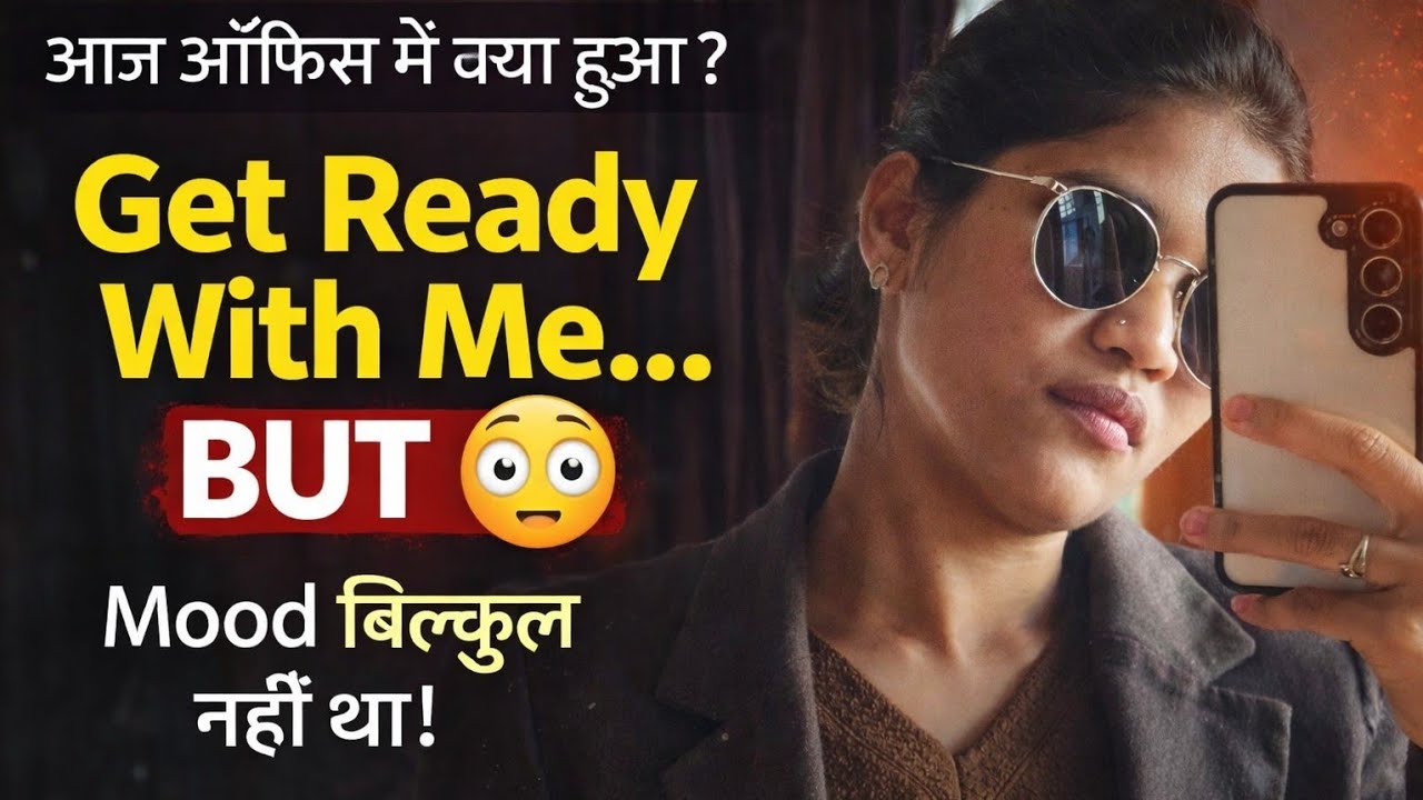 Get Ready With Me For Office | Simple & Professional Look 💼 #Day154 #dailyvlog #familyvlog #chanduvl