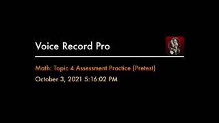 Math: Topic 4 Assessment Practice (Pretest) Net Worth