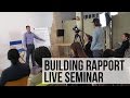 5 Ways to Build Rapport Free Training - NLP Live Seminar with Demonstration