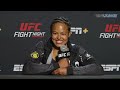 Karine Silva Limps into Press Conference After First Career Decision Win | UFC on ESPN 55