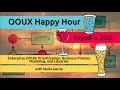 OOUX Happy Hour: Enterprise OOUX: Prioritization, Business Process Modeling, and Libraries