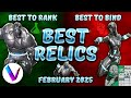 The Best Relic Tier List &amp; Resource in MCoC - Skill &amp; Science - Vega's Tier List - February 2025