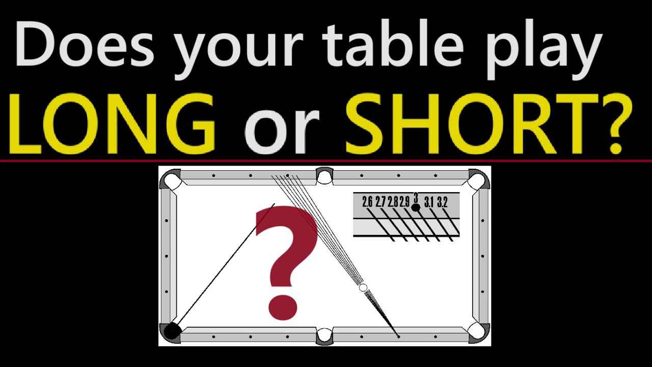 Проведите диагностику вашего бильярдного стола!