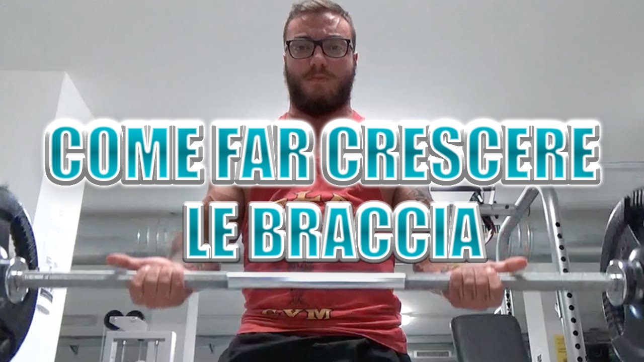 COME FAR CRESCERE LE BRACCIA - WORKOUT DAY #2 - YouTube