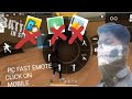[PC Fast Emote click on mobile]😲😲😮No palystor outo clicker( please subscribe)